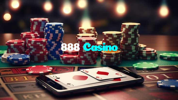 888 Casino casino presented on mobile device in Pakistan with slots and live games